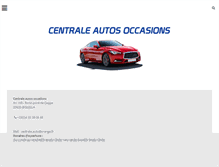 Tablet Screenshot of centraleautos.com